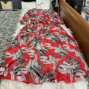 South moon Under Olive and Joy long sleeve maxi dress